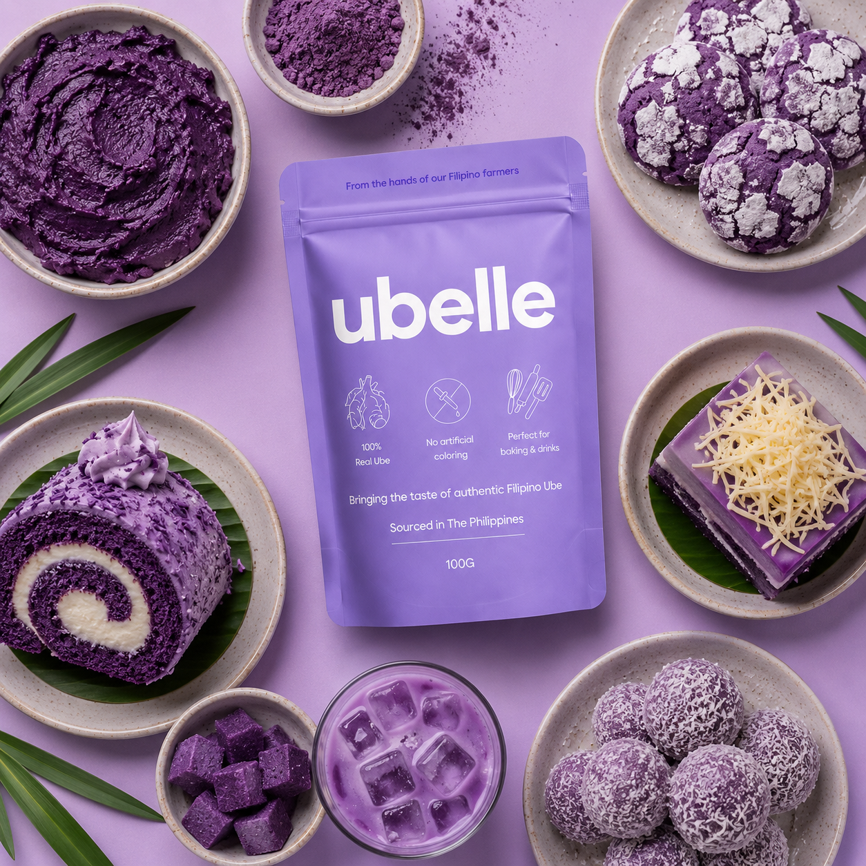 UBELLE Premium UBE Powder from the Philippines