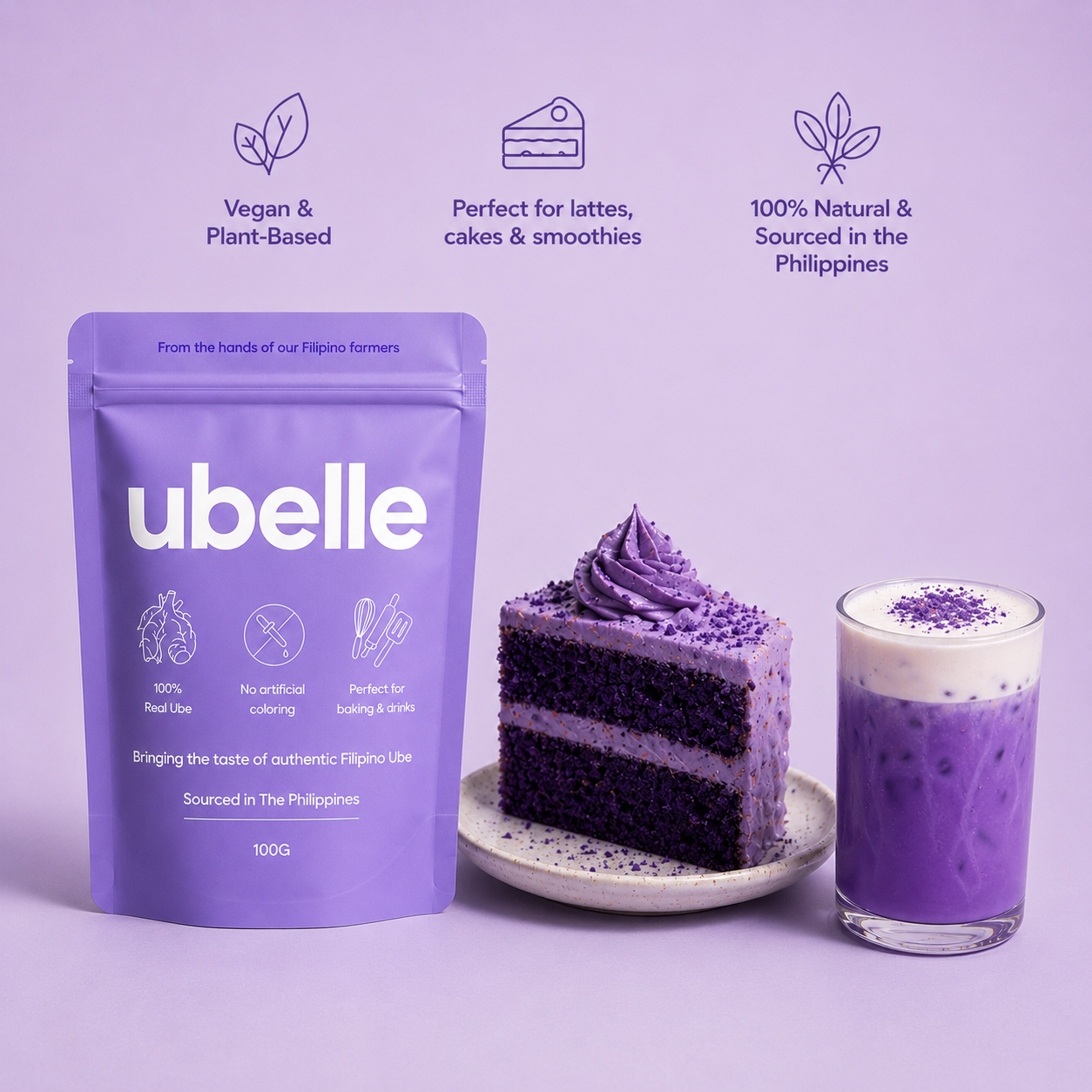 UBELLE Premium UBE Powder from the Philippines
